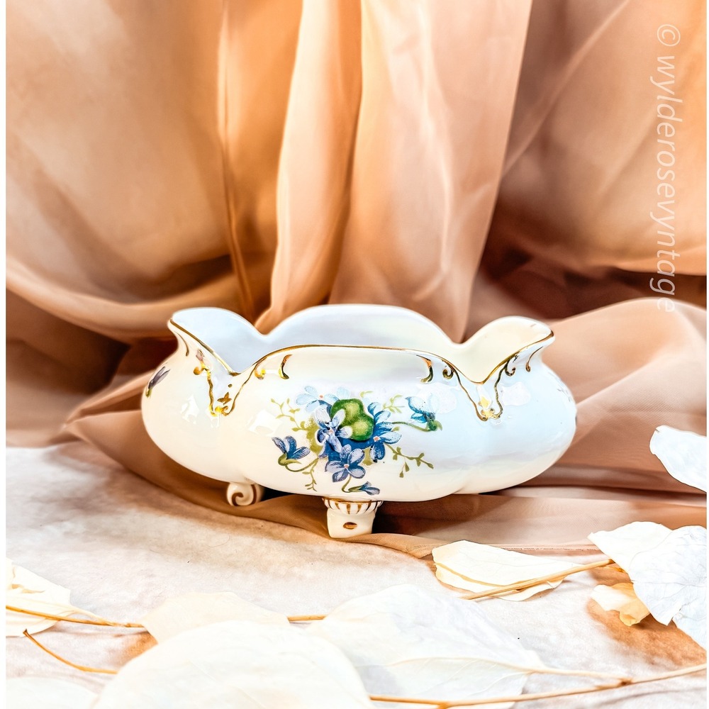 Floral Footed Dish‎